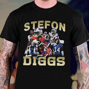 Stefon Diggs Bootleg Rap T-Shirt, Football & Music Fan Unisex Tee 96